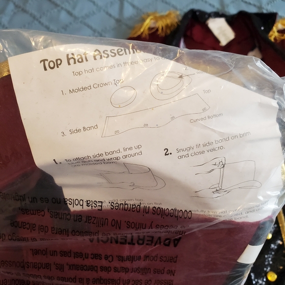 Dazzling Ringmaster The Greatest Showman Adult Halloween Costume M - Picture 5 of 10